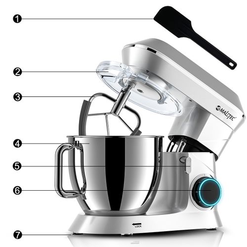 Robot Kuchenny Planetarny Mikser MaltecChef2200W Silver na Arena.pl