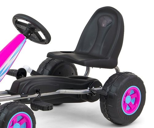 Gokart na pedały Milly Mally Viper Pink na Arena.pl