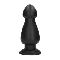overdrive plug anatomiczny z przyssawką 23,5 cm czarny