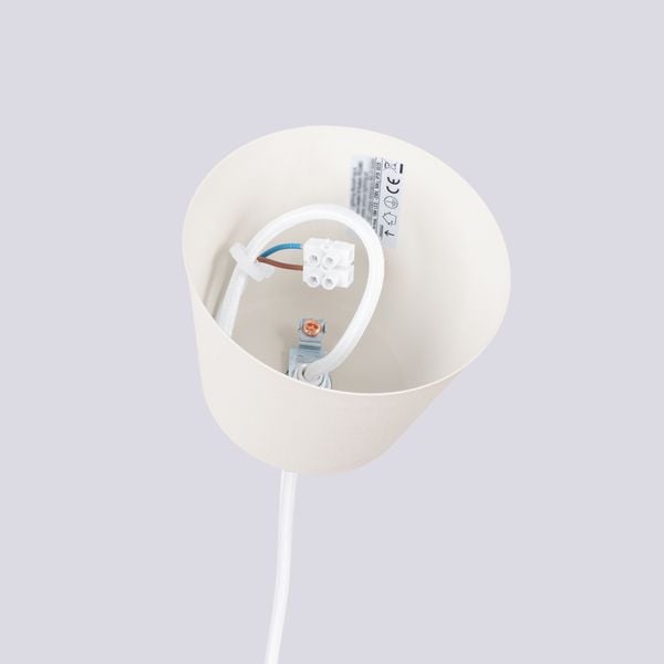 Lampa wisząca BILO beżowa zdjęcie 9