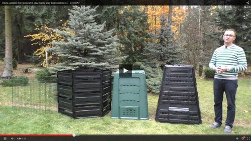 KOMPOSTOWNIK ECOSMART 480L CZARNY - NOWY MODEL na Arena.pl