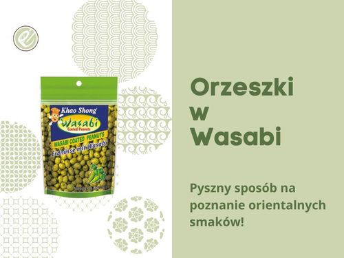 Wasabi orzeszki peanuts ostra przekąska w posypce tajska 40g na Arena.pl