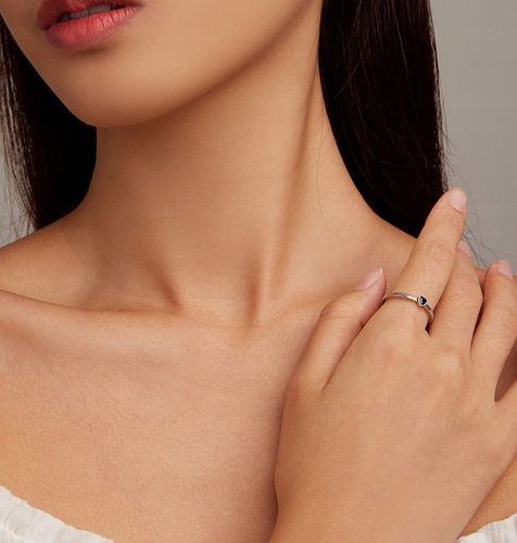 Pierścionek Srebrny 925 Z Serce Wzór Pierścionki Srebrne Regulowany Srebro na Arena.pl