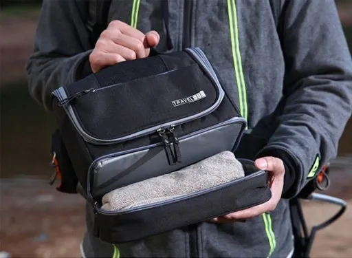 POJEMNA KOSMETYCZKA KUFEREK MĘSKA PODRÓŻNA HACZYK zdjęcie 4