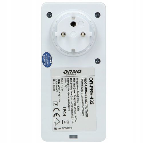 PROGRAMATOR CZASOWY ZEWNĘTRZNY IP44 WŁĄCZNIK WYŁĄCZNIK CYFROWY TIMER LCD na Arena.pl