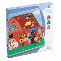 Djeco Puzzle 3 warstwy - FARMA 1482