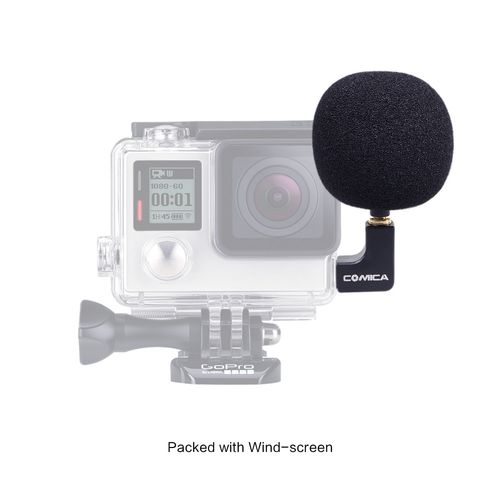 COMICA CVM-VG05 MIKROFON STEREO DO KAMER GOPRO 5 4 3+ 3 GITUP GIT2 PRO na Arena.pl