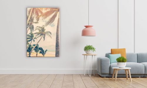 OBRAZ NA PŁÓTNIE 076 Palmy 20x30cm na Arena.pl