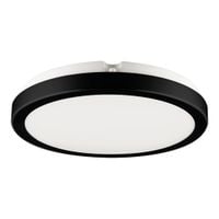 Plafon ścienny sufitowy LED czarny okrągły 28 cm mały łazienkowy Eko-Light
