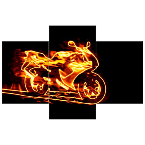 Obraz Tryptyk 90X60 Motor Motor na Arena.pl