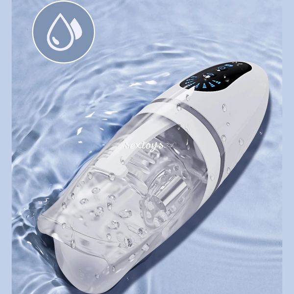 Masturbator Sex Maszyna Dla Mężczyzn, Ruchome Usta Z Wibratorem zdjęcie 15