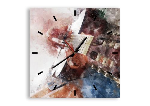Zegar Ścienny - Muzyka Gitara - 40X40 Cm - C3Ac40X40-4000 na Arena.pl