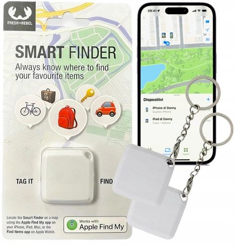 2x LOKALIZATOR KLUCZY GPS SMART Bluetooth FINDER AirTag Apple My Find na Arena.pl
