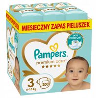 Pampers Premium Care 3 200 szt. 6-10 kg Pieluszki