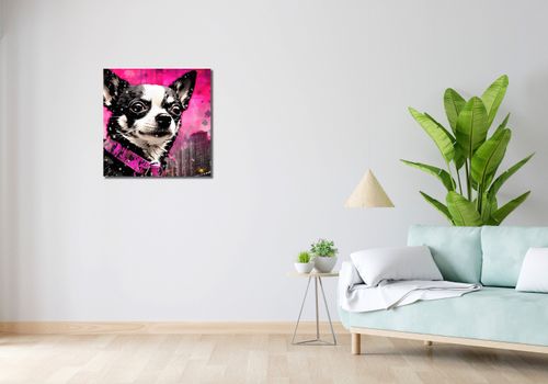 Obraz 60x60cm Mały Psiak o Dużej Duszy na Arena.pl