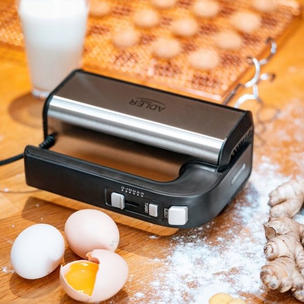 Mikser ręczny Robot kuchenny 800W 5 biegów + TURBO 4 Mieszadła Wolny start zdjęcie 4