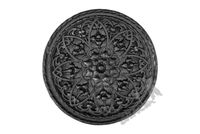 KRATKA WENTYLACYJNA NR 00A OKRĄGŁA DUŻA Z KOŁNIERZEM I SIATKĄ ŻELIWNA KOMINKOWA ZEWNĘTRZNA WEWNĘTRZNA SIATKA KRATA RUSZT