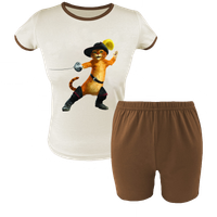 Krótka Piżama dziecięca Shrek