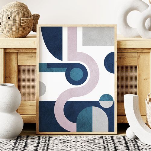 Plakat geometria abstrakcja 30x40 cm na Arena.pl