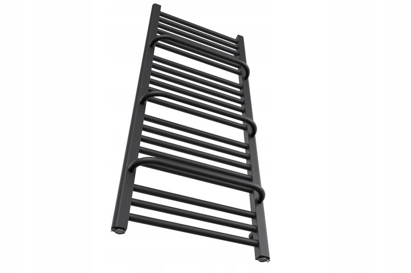 GRZEJNIK ŁAZIENKOWY POWER 1350x550 CZARNY MAT zdjęcie 3