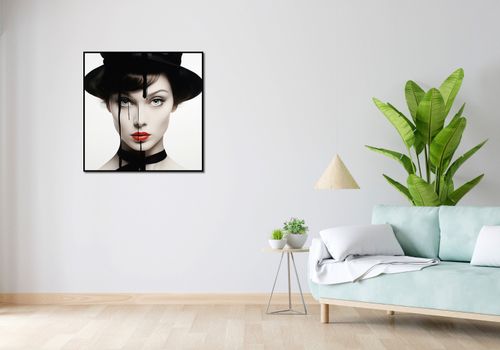 Plakat 80x80cm Atramentowa Aura na Arena.pl