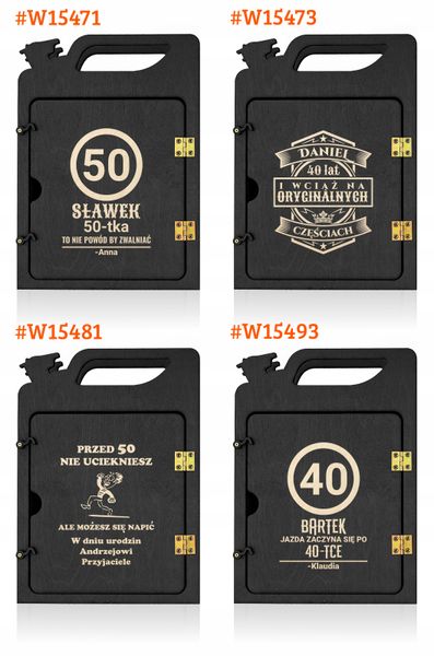 KANISTER BAREK dla FACETA prezent URODZINY +GRAWER zdjęcie 7