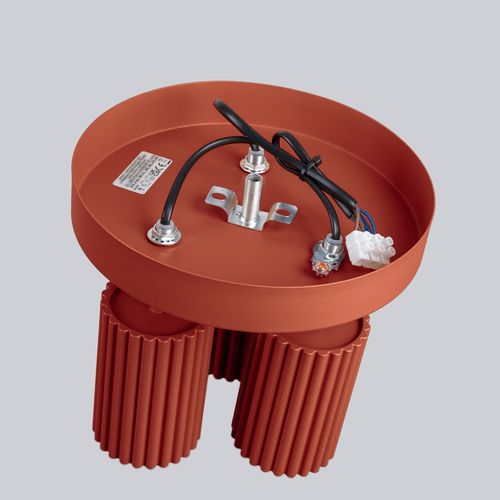 Plafon KARBON 3P ochra czerwona na Arena.pl