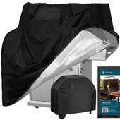 Pokrowiec na grilla 60x65x80 cm plandeka wodoodporna czarna