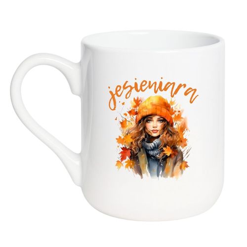 KUBEK "JESIENIARA" Wzór - Elegant Coffee 330 ml na Arena.pl