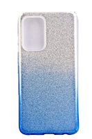 Etui brokatowe Bling do Samsung Galaxy A02s niebieski
