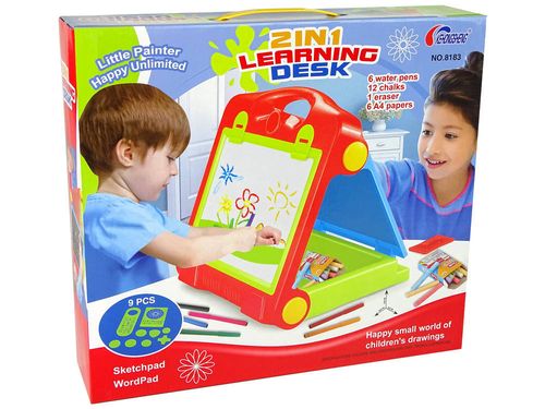 Tablica Składana w Walizkę Dwustronna 2w1 Na Kredę na Arena.pl