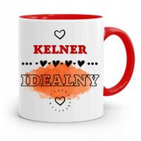 Dla Kelnera Kubek Czerwony Kelner Idealny Prezent Z Nadrukiem Ze Zdjęciem