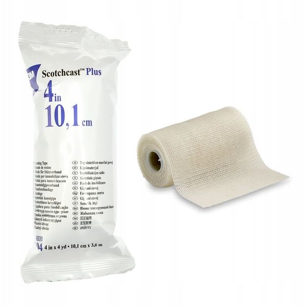 Scotchcast 3M LEKKI GIPS SYNTETYCZNY 10,1cm x 3,6m zdjęcie 1