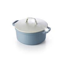 GARNEK aluminiowy z pokrywą 4,5l BEKA PAPILLON 24 cm powłoka ceramiczna