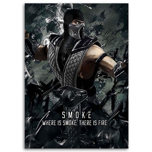 Deco Panel, Wojownik Smoke 50x70 na Arena.pl