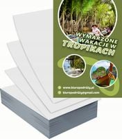 Ulotki A5 reklamowe firmowe 1000szt dużo wzorów do wyboru BIURO PODRÓŻY