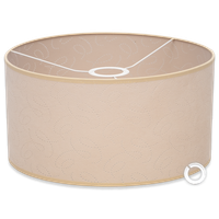 Abażur tkanina beżowy 35 cm x 20 cm E27 - Cerlux ABA35/20 E14 KLOSZ LAMPA