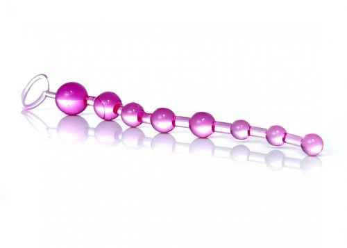 plug/kulki jelly anal 10 beads pink na Arena.pl