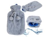 Termofor gumowy ogrzewacz pokrowiec plusz futerko