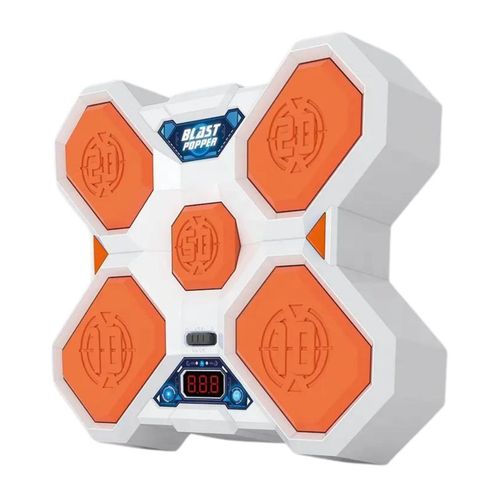 Gra Zręcznościowa Strzelanie Do Celu Tarcza Led Kulki +1 Pistolet Zabawkowy na Arena.pl