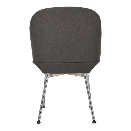 Krzesło Cloe szare ciemne/ chrom na Arena.pl
