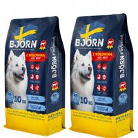 KARMA SUCHA DLA PSA BJORN BEZ KURCZAKA Z WOŁOWINĄ ADULT 33% MIĘSA 20 kg