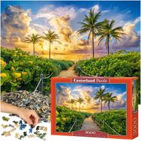 Logiczne PUZZLE UKŁADANKA Dla Dorosłych Puzzle 3000 el. Colorful Sunrise