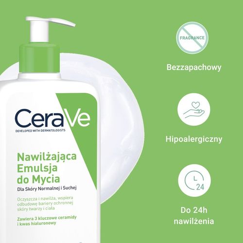 CeraVe Emulsja Do Mycia Ciała Dla Skóry Suchej I Normalnej 236 ml na Arena.pl