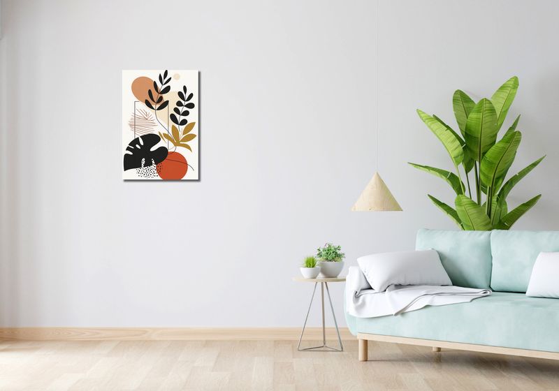 Obraz 40x60cm Zawisły Liść zdjęcie 2