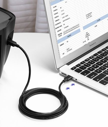 kabel przewód do drukarki usb 2.0 - usb-b 1.5m czarny na Arena.pl