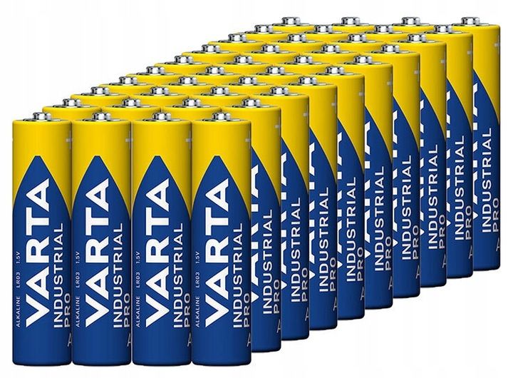 40x VARTA INDUSTRIAL BATERIA AAA LR03 zdjęcie 1