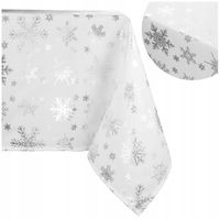 OBRUS PLAMOODPORNY NA ŚWIĘTA 140x200 CM WODOODPORNY NA STÓŁ ŚWIĄTECZNY