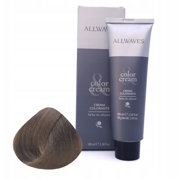 ALLWAVES Farba do włosów 7.1 - Średni Popielaty Blond - 100ml zdjęcie 1