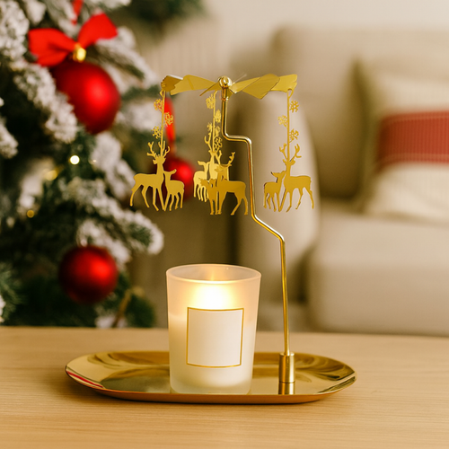 świecznik virela z karuzelą, w pudełku 17,8х18,5cm - sw09 na Arena.pl